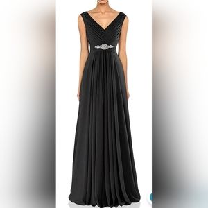 Double Long Bridesmaid Dress Party Prom Dress Wedding Evening Dress